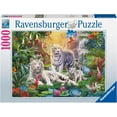thumbnail image 1 of Ravensbuger Jigsaw Puzzle 1000 pcs White Tiger Family, 1 of 1