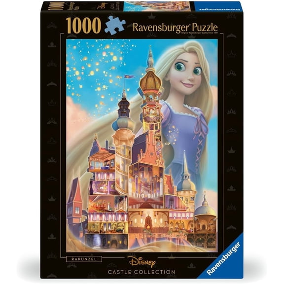 Ravensburger 00264 Disney Castle Collection: Rapunzel 1000 Pc Jigsaw Puzzle