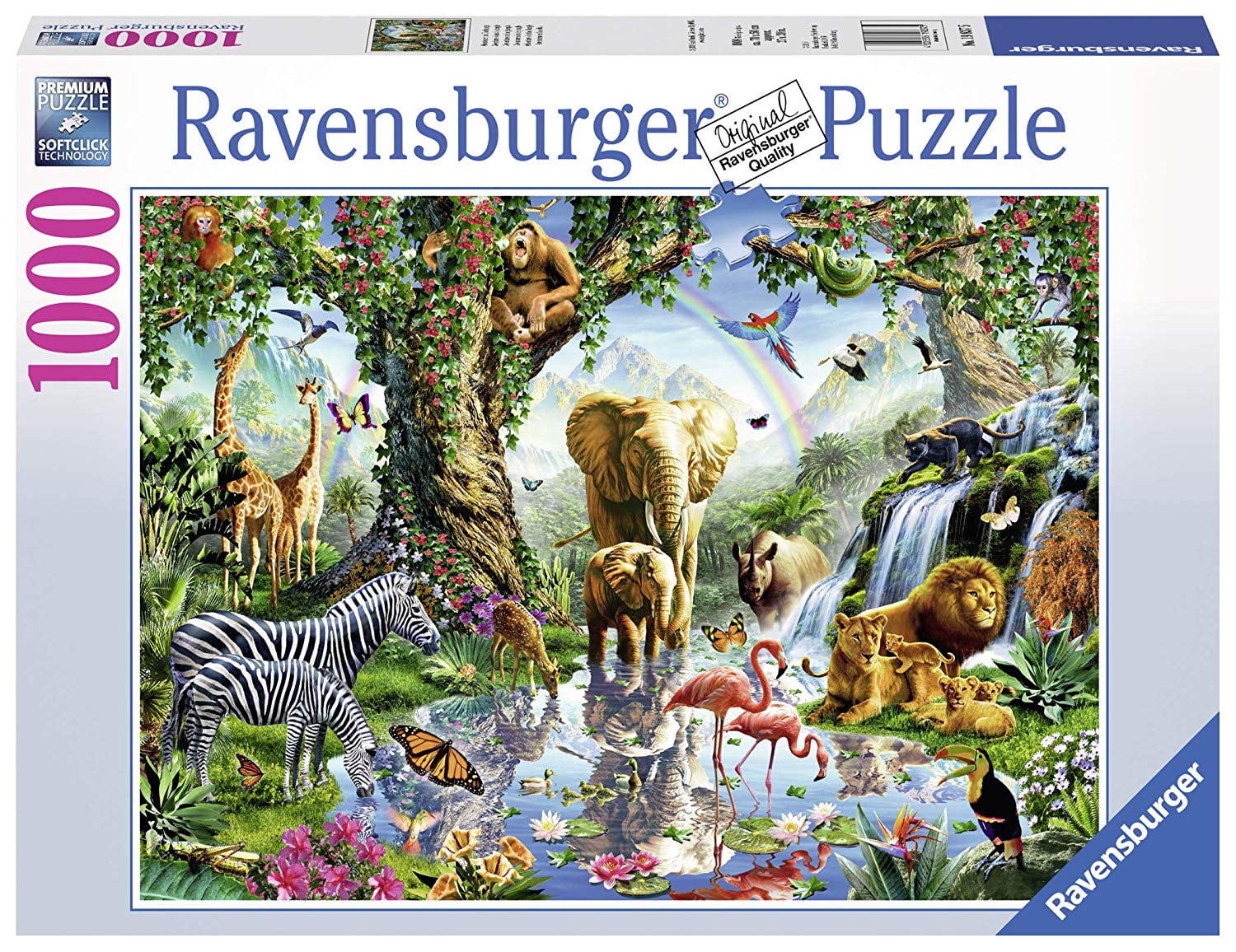 Ravensburger 00682 - Adventure in the Jungle - 1000 Piece Puzzle