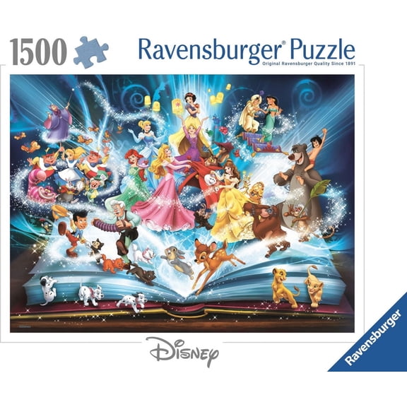Ravensburger 00710 - Disneys Magical Storybook - 1500 Piece Puzzle