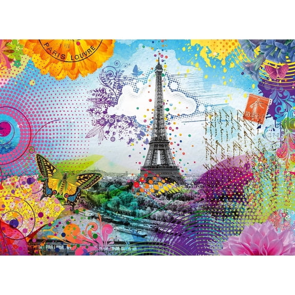 Ravensburger 12000772 - Postcard from Paris - 500 pieces jigsaw puzzle