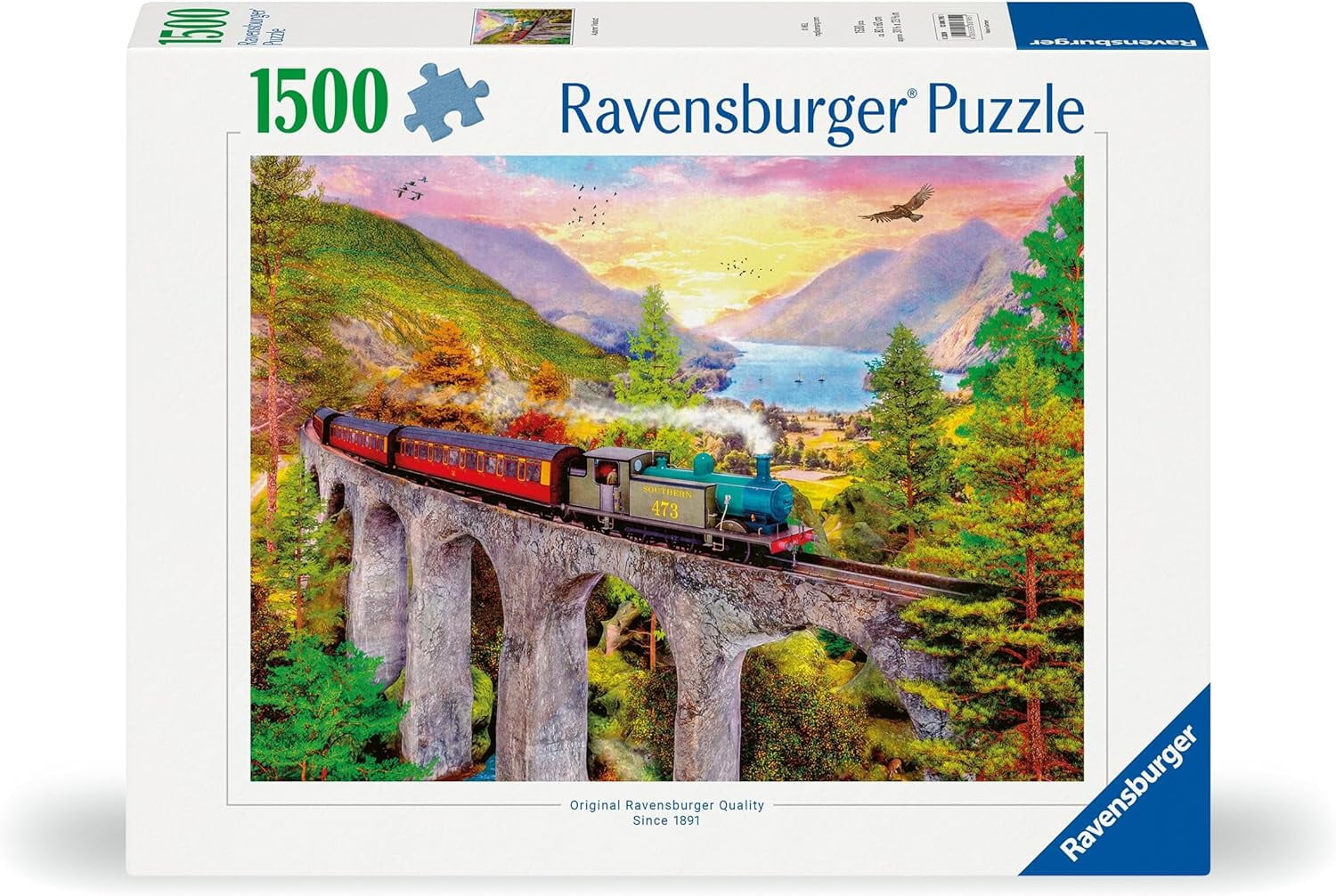 Ravensburger Puzzle 2000 Pezzi “Ora E Poi Baia Manor Echies” – Made In Germany