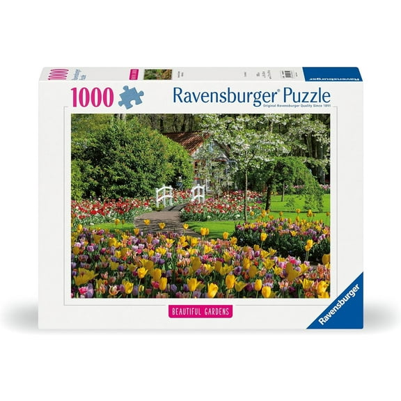 Ravensburger 12000851, Beautiful Keukenhof Gardens, Netherlands, 1000 Piece Puzzle for Adults and Children from 14 Years