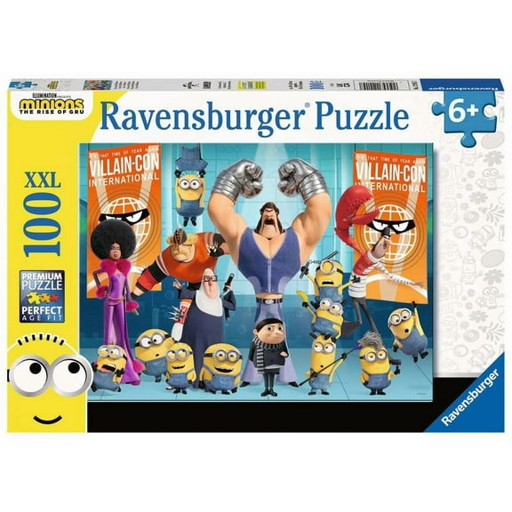 Ravensburger 129157 Minions 2 The Rise of Gru, XXL 100 piece Jigsaw Puzzle