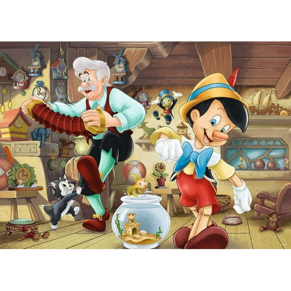 Ravensburger 16736 Disney Pinocchio 1000 Piece Jigsaw Puzzle for Adults
