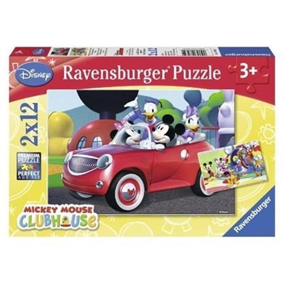 Ravensburger 2x12 Piece Puzzle Walt Disney Mickey 075652