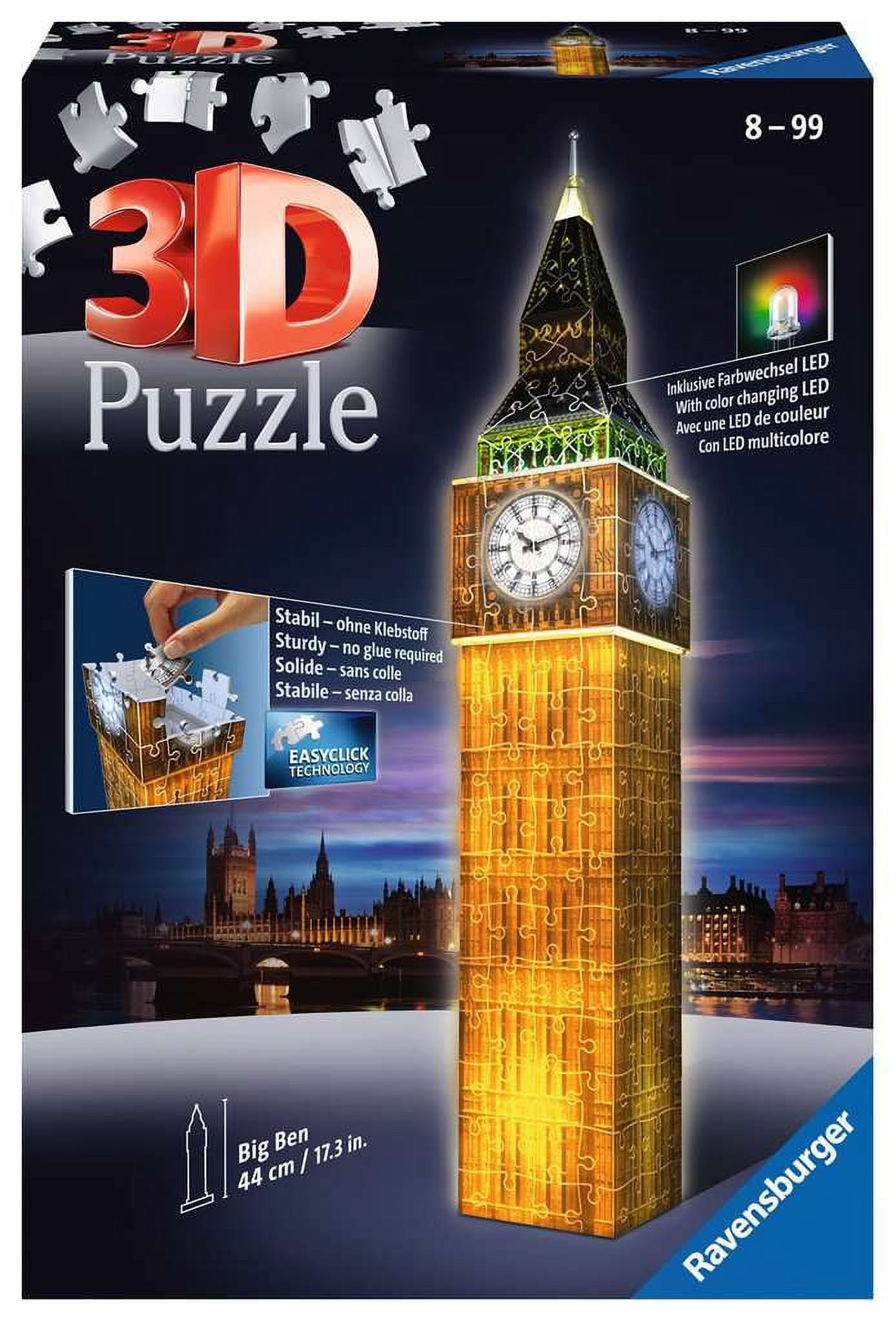 3Dパズル　BIG　BEN Amazon.com: Revell Big Ben London 3D Puzzle Building Crafts for