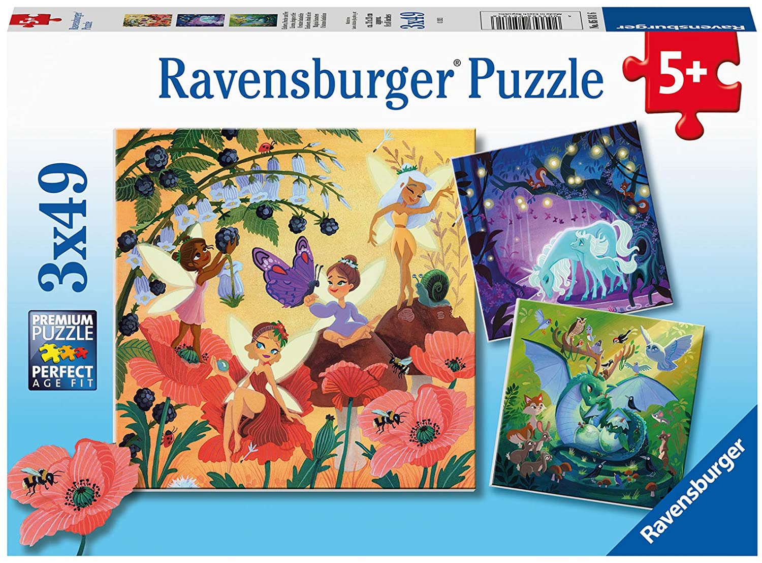 Ravensburger 3x49 Piece Puzzle Magic Characters 051816 - Walmart.com