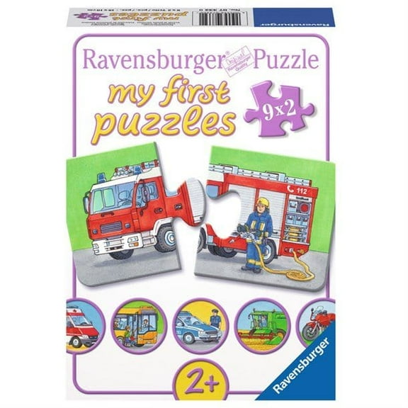 Ravensburger 9x2 Piece Puzzle Vehicles 073320