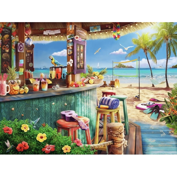 Ravensburger, Beach Bar Breezes 1500 Piece Puzzle