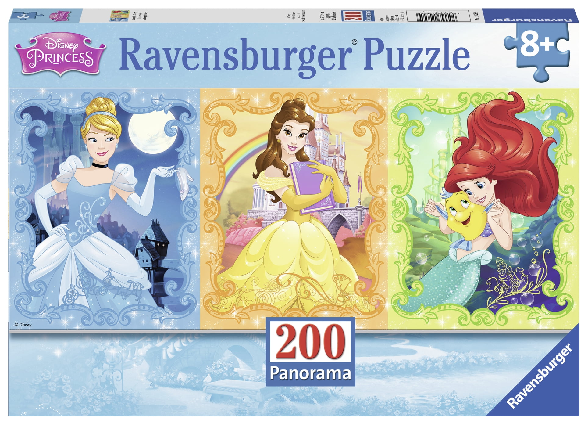 Ravensburger Disney Princesses Panoramic Puzzle 200 Pieces - Belle ...