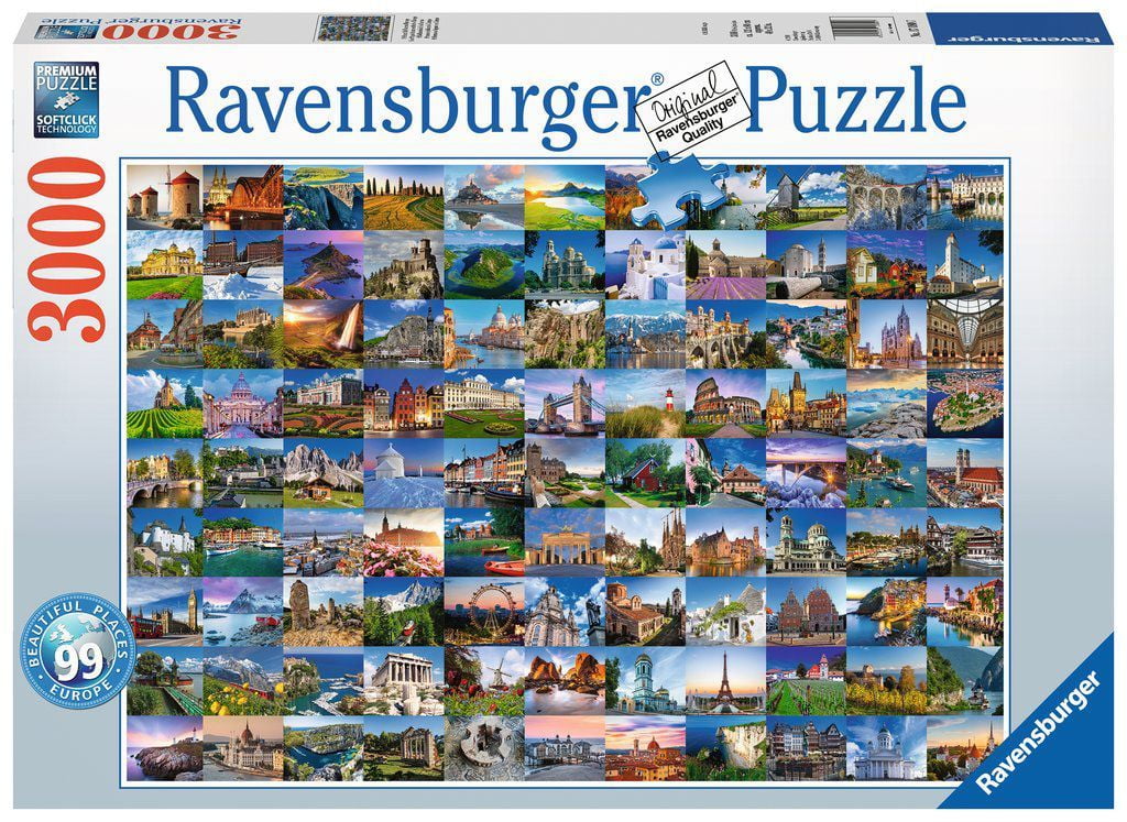 Ravensburger - Beautiful Places of Europe - 2000 Piece Jigsaw Puzzle