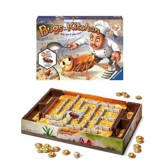 Open Box Ravensburger - Bugs in the Kitchen - Family Board Game