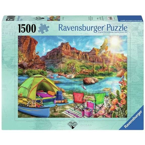 Ravensburger, Canyon Camping 1500 Piece Puzzle