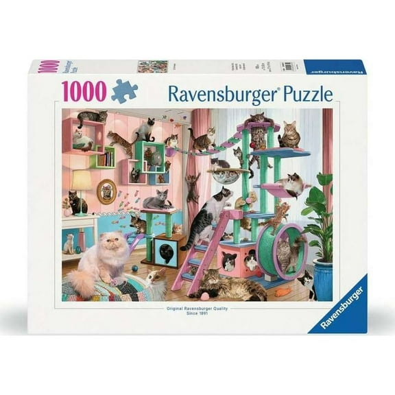 Ravensburger, Cat Tree Heaven 1000 Piece Puzzle