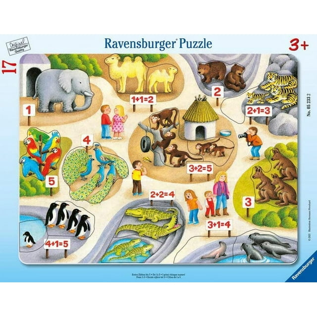 Ravensburger Children's Puzzle First Counting up to 5817 Pieces Frame