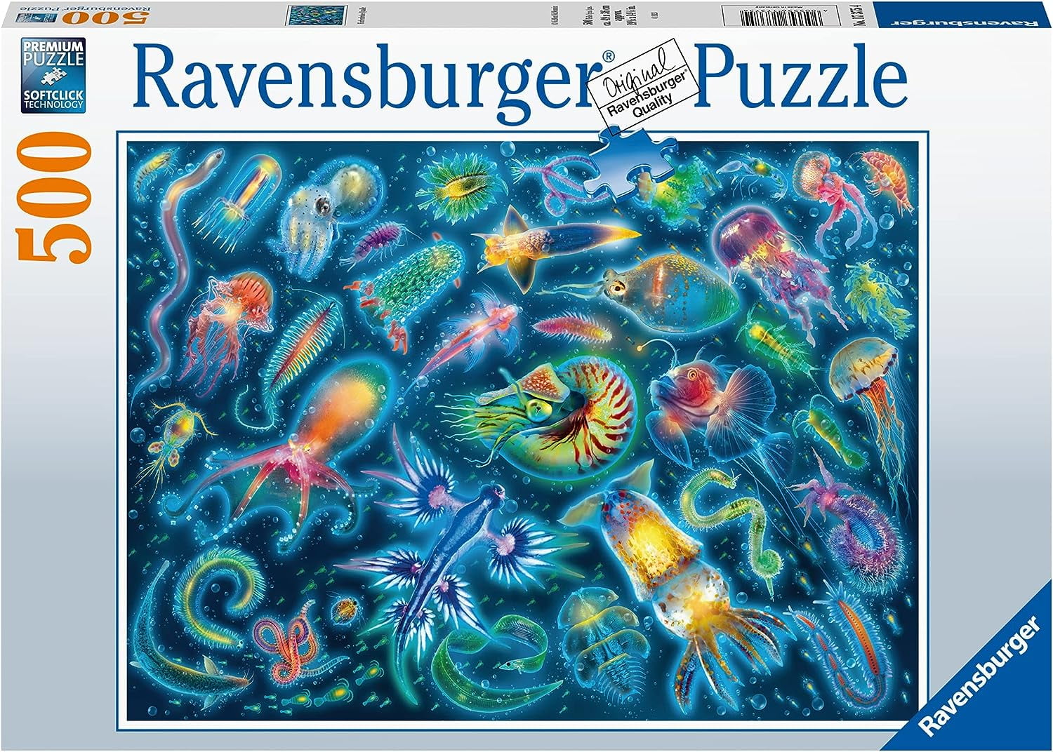 Ravensburger Colourful Underwater Species 500 Piece Jigsaw Puzzle for Adults and Kids Age 10 Years Up