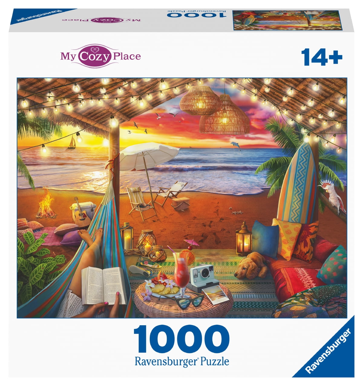 Ravensburger Cozy Cabana Adult Jigsaw Puzzle | 1000 Pieces