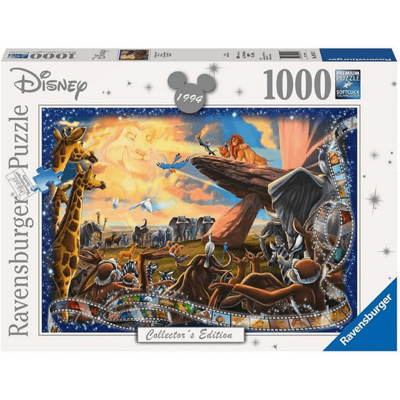 Ravensburger Disney Collector's Edition Lion King Jigsaw Puzzles, 1000 Count