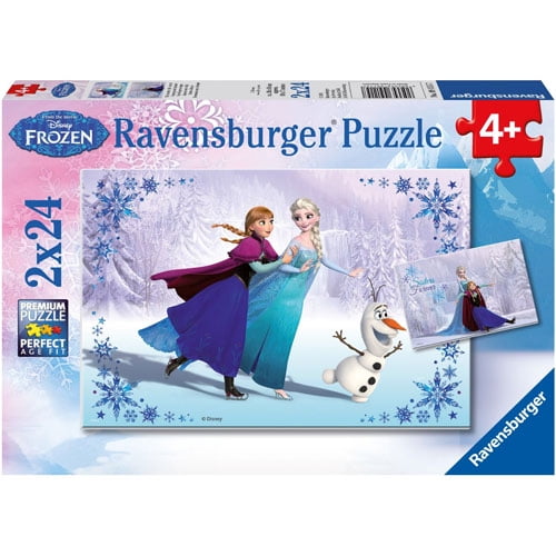 Ravensburger - Disney Frozen - Sisters Always - Set of Three 49 Piece Kids Jigsaw Puzzles