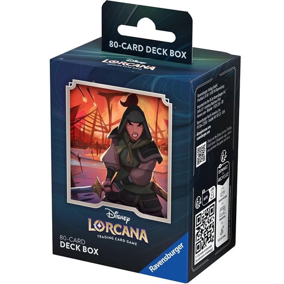 Ravensburger Disney Lorcana: Rise of The Floodborn TCG Deck Box - Mulan for Ages 8 and Up