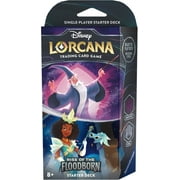 Ravensburger Disney Lorcana: Rise of The Floodborn TCG Starter Deck Amethyst & Steel Trading Card Games