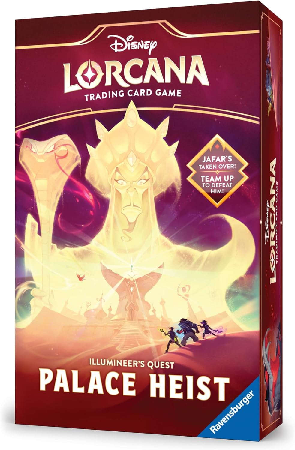 Ravensburger Disney Lorcana TCG: Illumineers Quest Palace Heist | Cooperative Adventure Against Jafar | Solo or Team Play| Includes Exclusive Cards & Playmat | Ages 8+