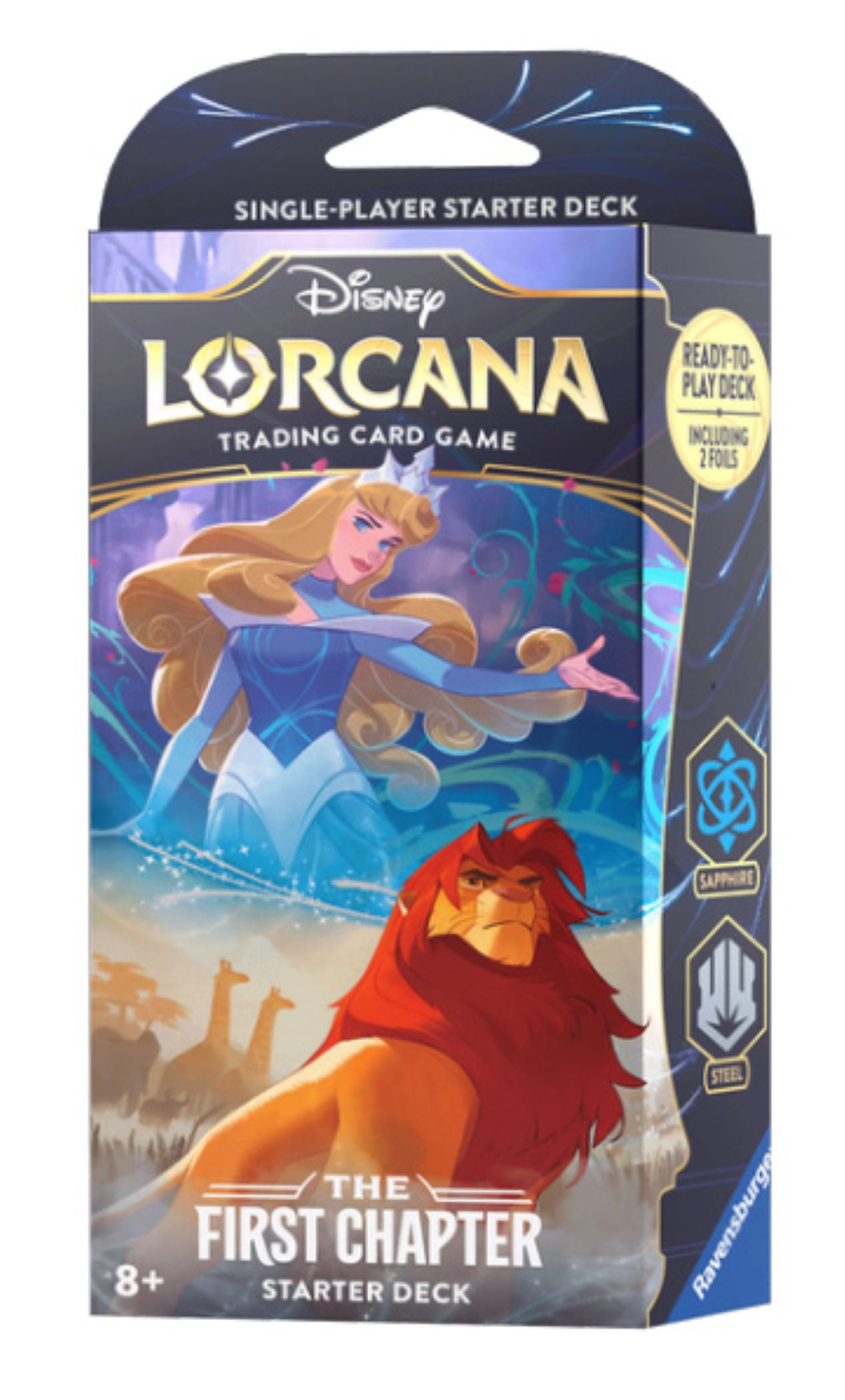 Starter　Ravensburger　First　Trading　Games　Chapter　Disney　Lorcana　Deck　Card　The　Sapphire　Steel