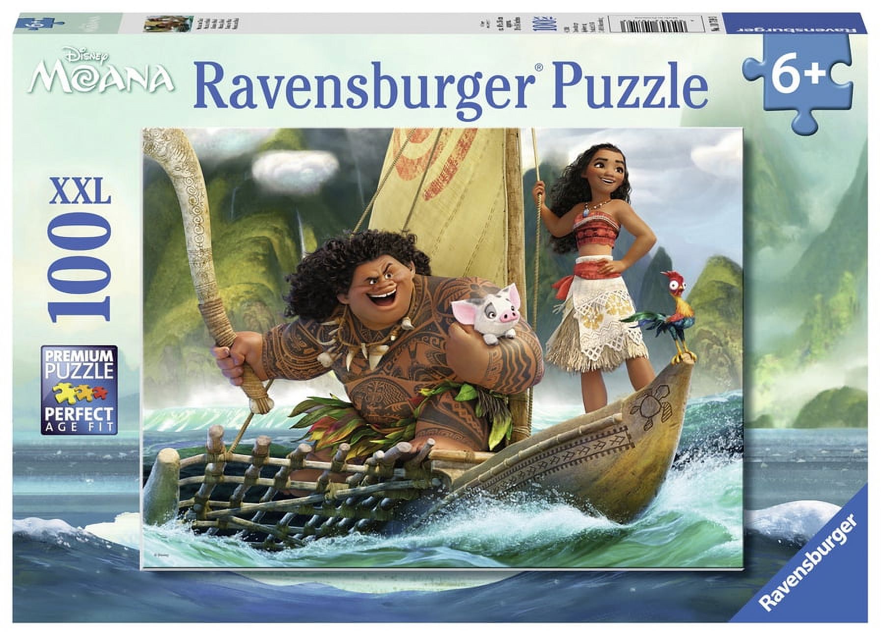 Ravensburger - Disney Moana - Moana and Maui - 100 Piece Kids Jigsaw Puzzle - image 1 of 2