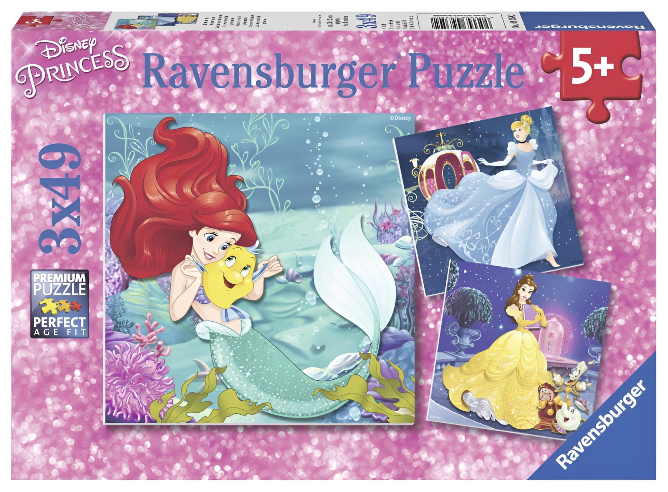 Ravensburger Disney Princesses Jigsaw Puzzles, Cardboard and Paper, 147 Piece