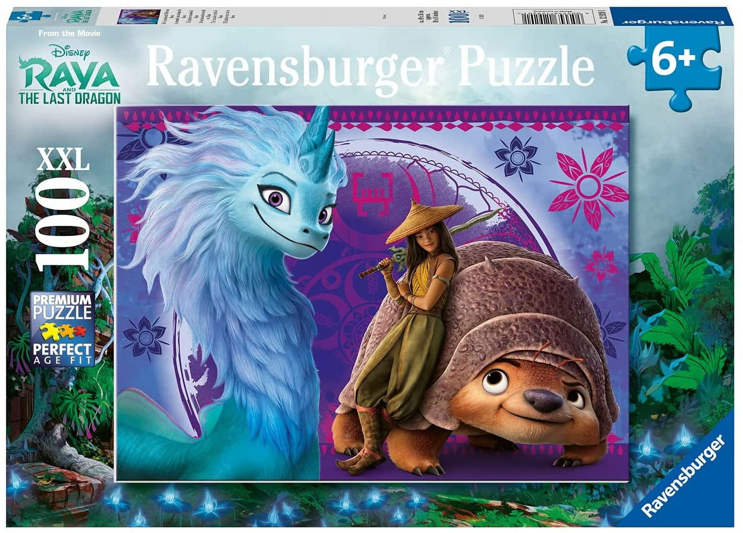 Ravensburger Disney Raya and the Last Dragon Jigsaw Puzzles, 100 Piece