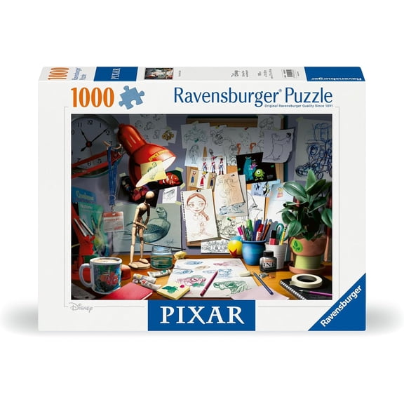 Ravensburger - Disney The Artist's Desk 1000 Piece Puzzle - 12000302
