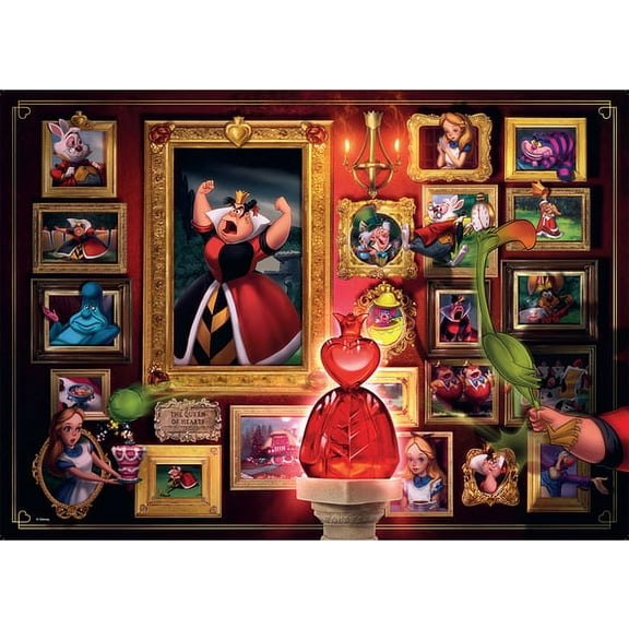 Ravensburger - Disney Villainous - Queen of Hearts - 1000 Piece Jigsaw Puzzle