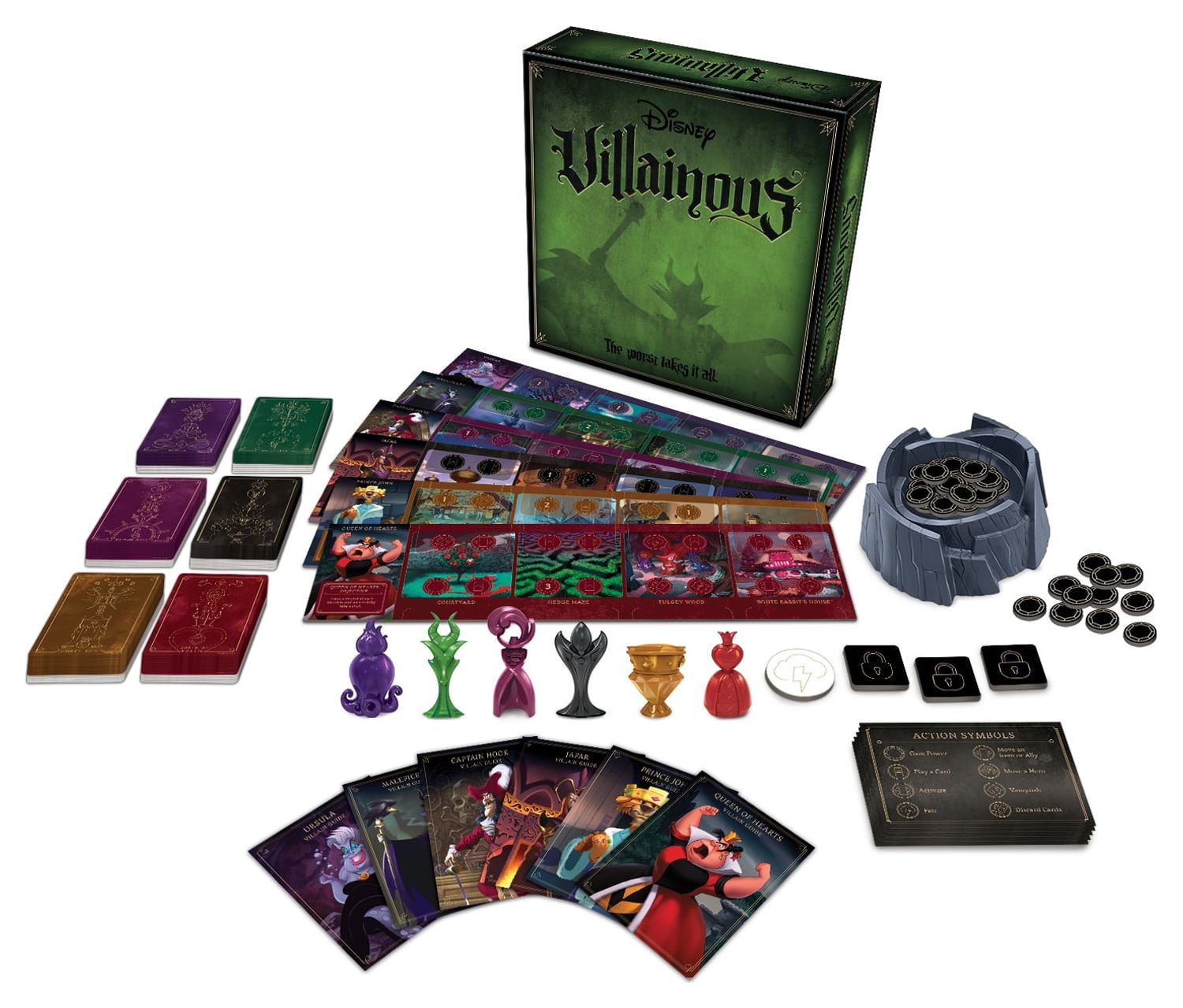 Ravensburger Disney Villainous The Worst Takes It All Strategy Board
