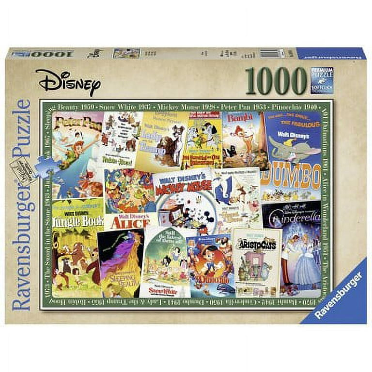 Ravensburger - Disney Vintage - Movie Posters 1000 Piece Jigsaw Puzzle 