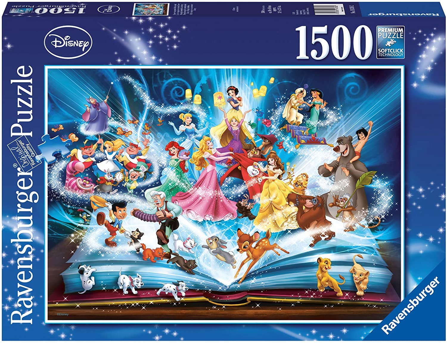 Ravensburger Disneys Magical Book of Fairytales Jigsaw Puzzle (1500 Piece)