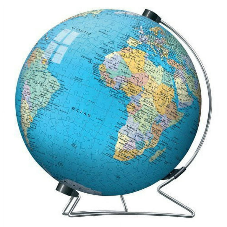 Puzzle 3D Globe 540 Pieces | Globes Terrestres Enfants & Mappemonde  RAVENSBURGER