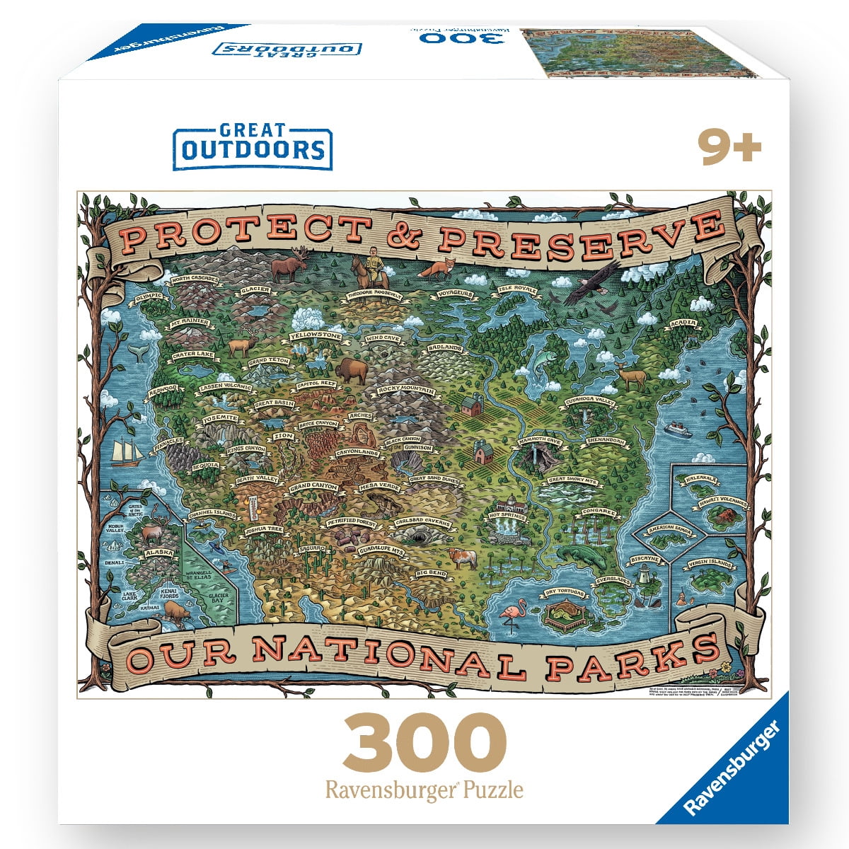 PUZZLE Ravensburger LA MAGIA DEL DRAGO Original 100 PEZZI Grandi XXL Soft Click 49 X 36 Cm Eta 6