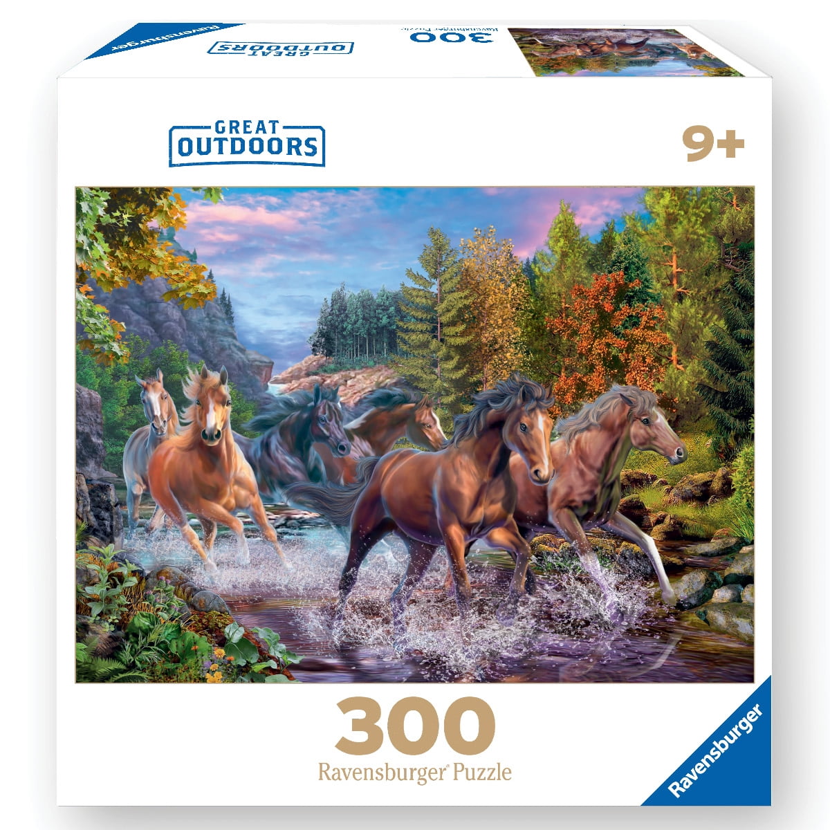 Ravensburger Puzzle 300 Pièces XXL – Cheval Dans La Prairie – Dès 9 Ans – Qualité Premium