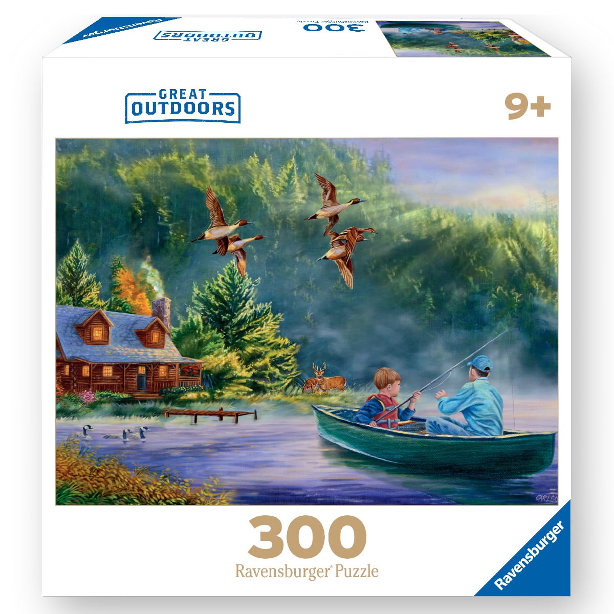 Ravensburger Great Outdoors Puzzle Series Weekend Escape, 300 Pieces Jigsaw Puzzle