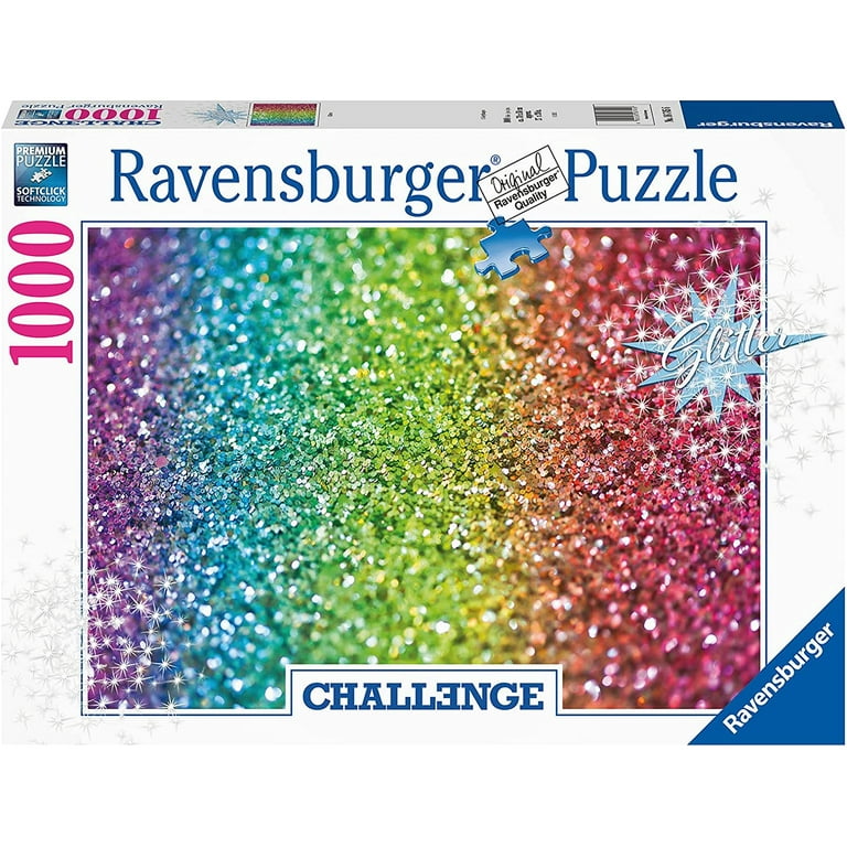 Ravensburger Jigsaw Puzzle 16745 - Challenge Puzzle Glitter - 1000 piece  jigsaw puzzle for adults and children 