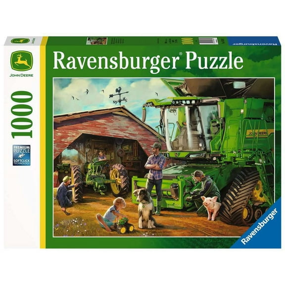 Ravensburger John Deere Then & Now Jigsaw Puzzle
