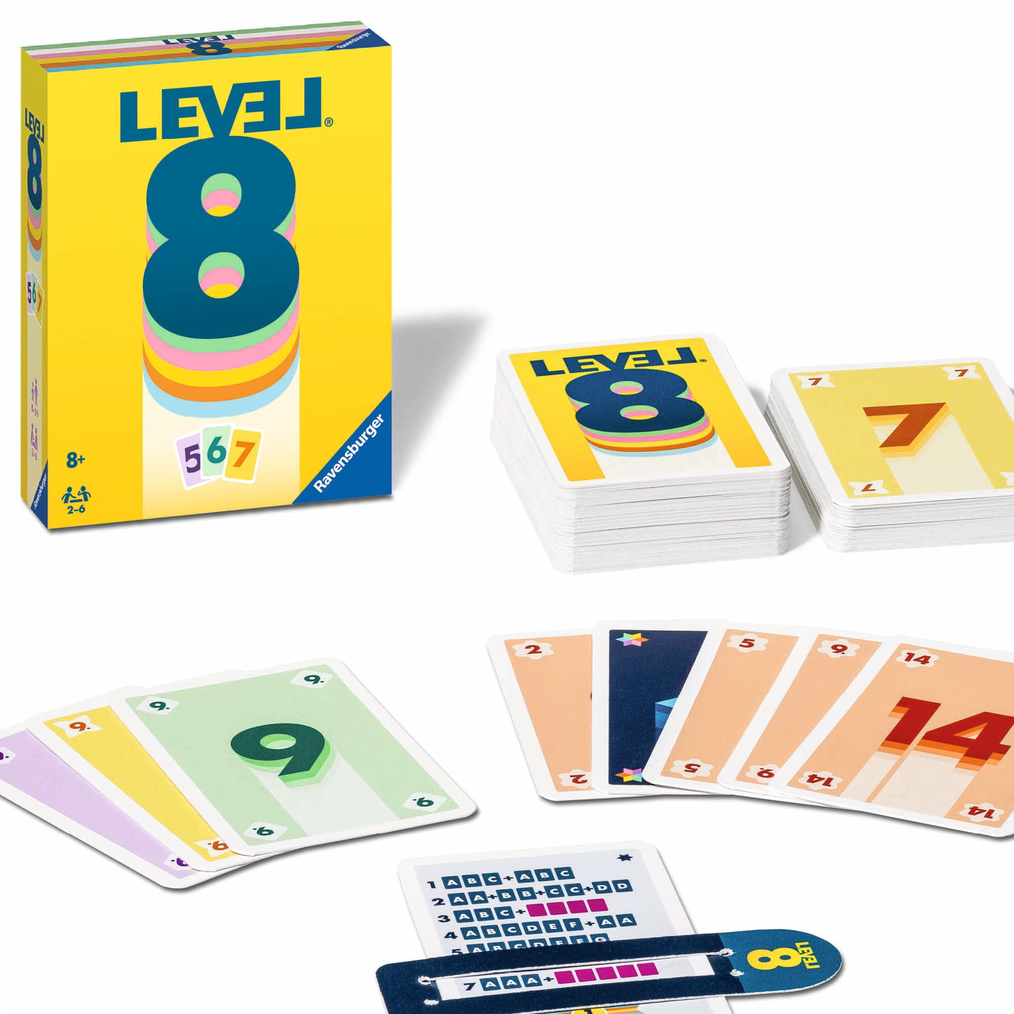 Ravensburger Level 8 Card Game With 110 Cards Classic Family Or Group 