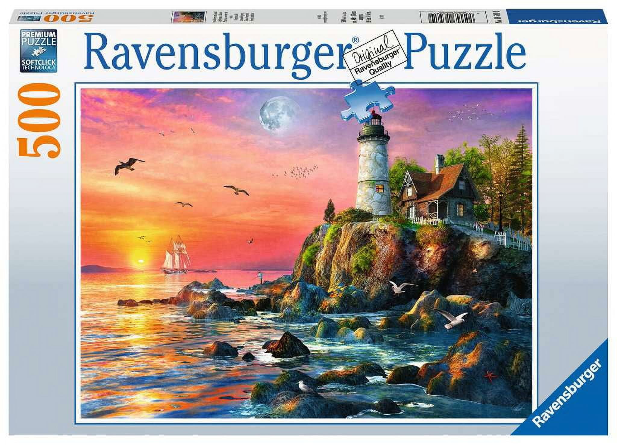 Ravensburger Lighthouse at Sunset Jigsaw Puzzle