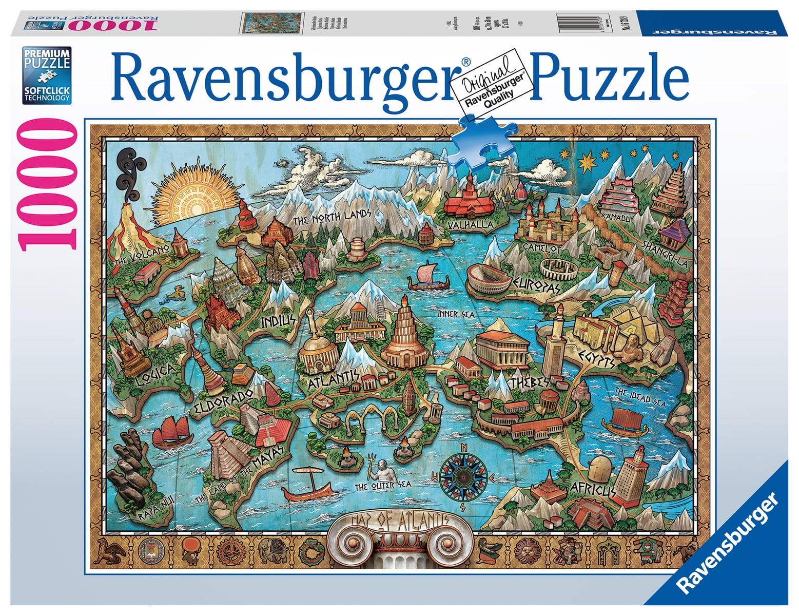 北米　英語版　アドバンス　アトランティス Ravensburger-Mysterious-
