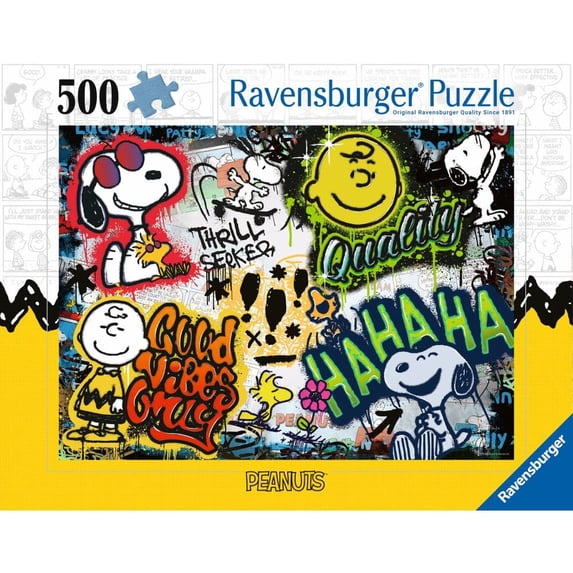 Ravensburger, Peanuts Graffiti 500 Piece Puzzle