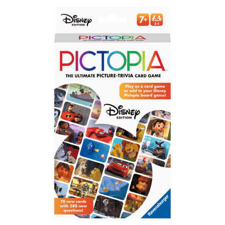 Ravensburger Pictopia: Disney Edition Family Trivia Game - Kids & Adults, Ages 7 & up, 2-6 Players