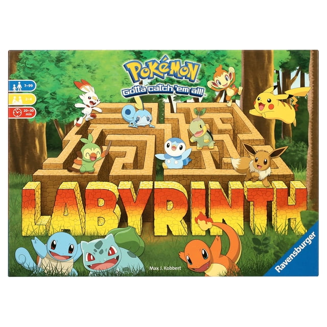 Ravensburger Pokemon Labyrinth Board Game, Children to Adult Ages 7+