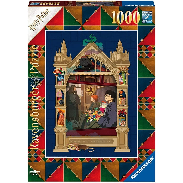 Ravensburger Puzzle 16515 - Harry Potter on the way to Hogwarts - 1000  piece puzzle for adults and children Harry Potter fan articles 