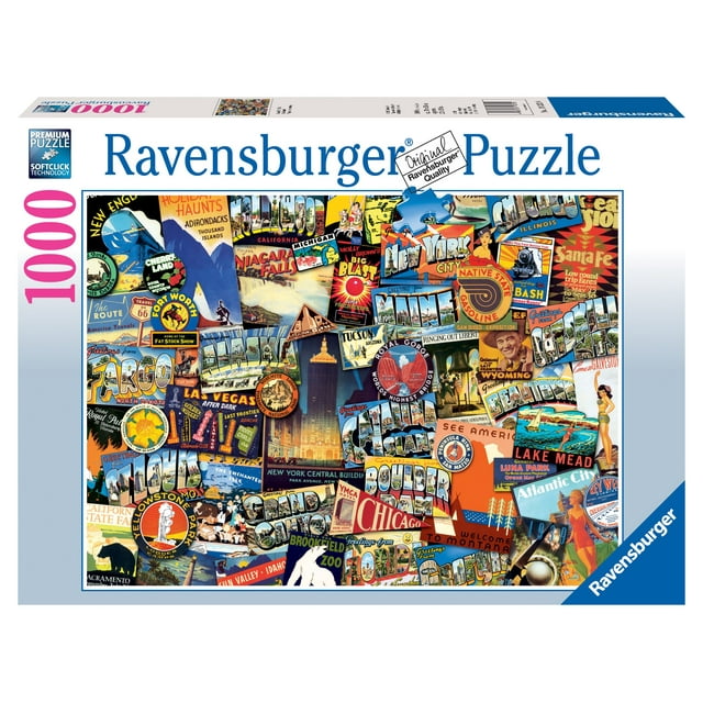 Ravensburger - Road Trip USA - 1000 Piece Jigsaw Puzzle